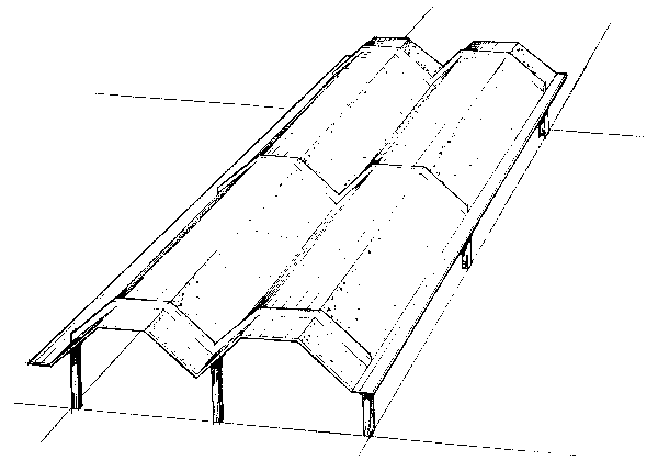 Three Segment Folded Plate