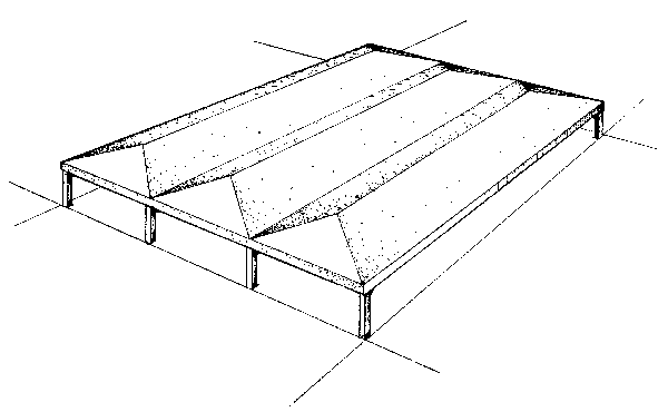 Folded Plate - Tapered Ends