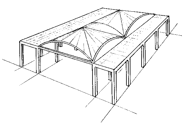 Space Action of Arches and Vaults